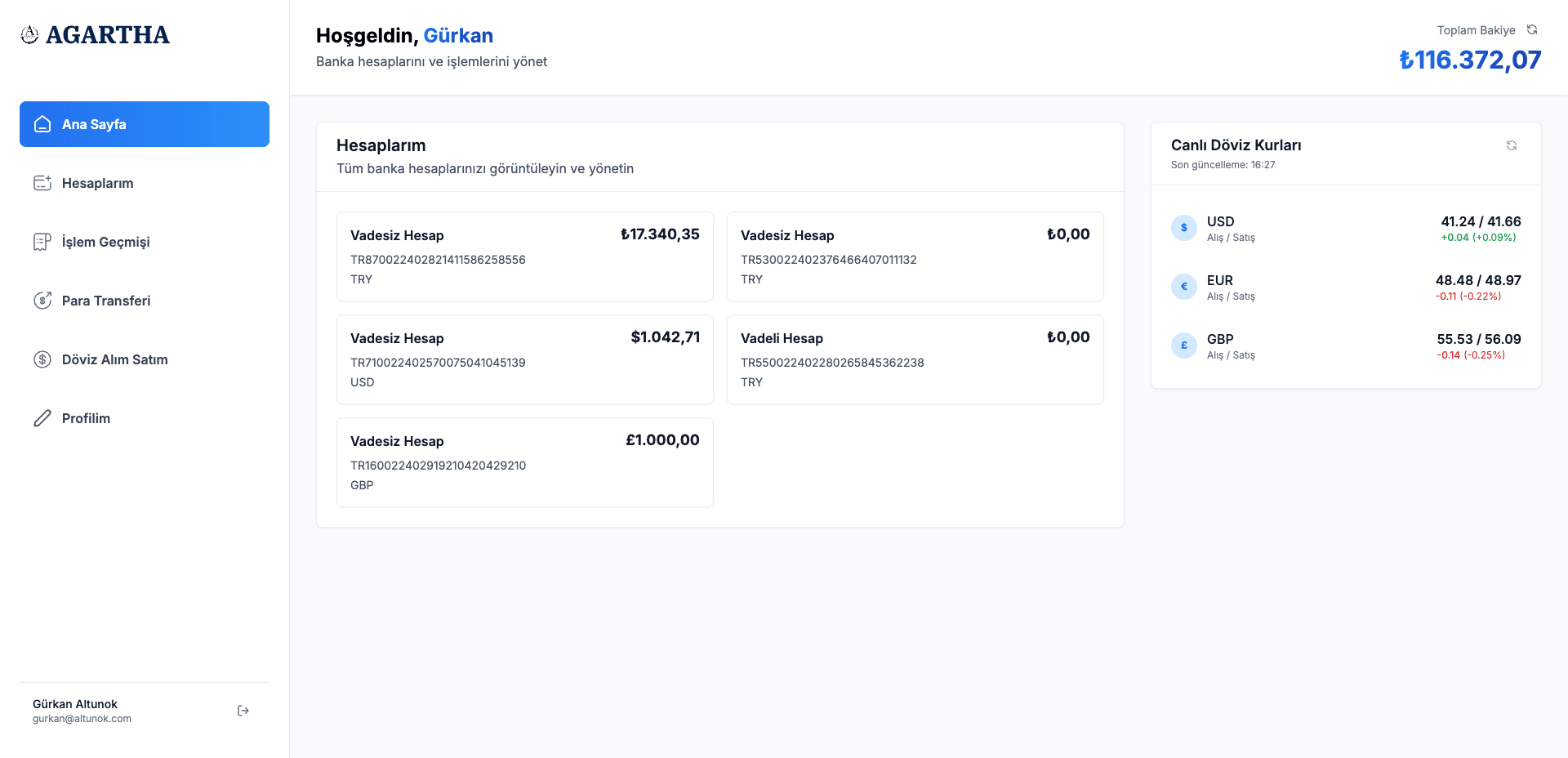 Demo Banking App screenshot 1